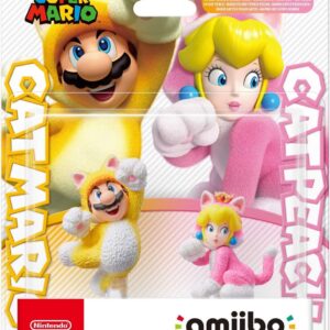 Cat Mario & Peach amiibo