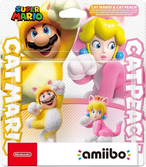 Cat Mario & Peach amiibo